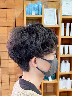 ダークアッシュ/アッシュブラック/カルマパーマ