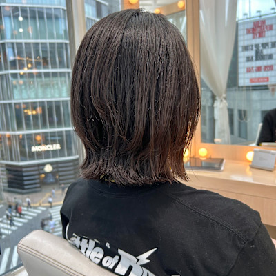 【癖が気になる方】外ハネレイヤーボブ