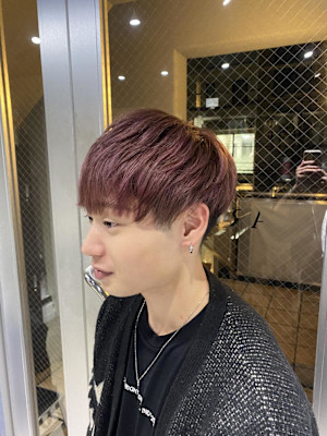 ウルフアッシュブラックカルマパーマベリーショート