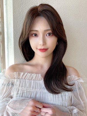 美髪/髪質改善/韓国/切りっぱなしボブ/フェイスレイヤー