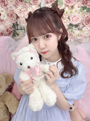透色ドロップ佐倉なぎちゃん＊立体リボンハーフツイン＊まゆ