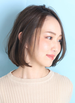 40代50代似合わせ小顔美髪シアーカラーカールショート