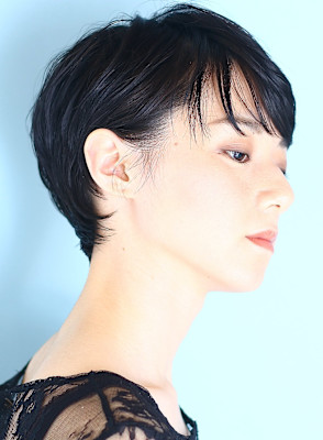 40代50代似合わせ小顔美髪シアーカラーカールショート