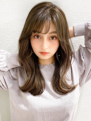 美髪/髪質改善/韓国/切りっぱなしボブ/フェイスレイヤー
