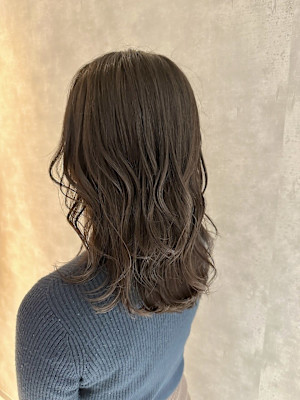 20代30代40代アッシュカラー透明感ナチュラル