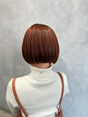 ブリーチなしオレンジブラウン♪Akane