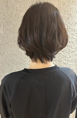 フェミニンレイヤーボブ