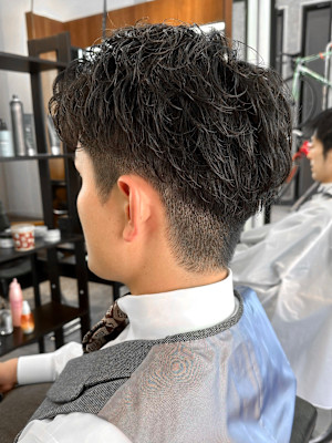 【IRIE 赤坂】ビジネスマンパーマ