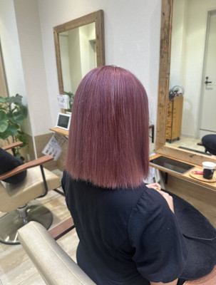 姫カットカールセミディシアーカラー