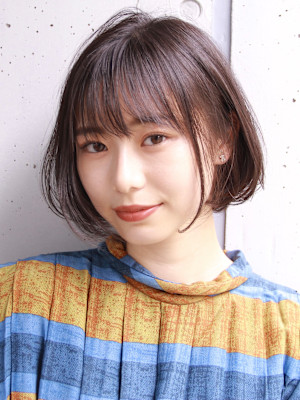 大人可愛いショートボブ