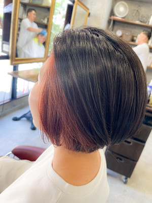 ブリーチなしでできるインナーカラー