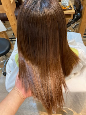 お客様髪質改善データ1283(梅雨前ストレート)