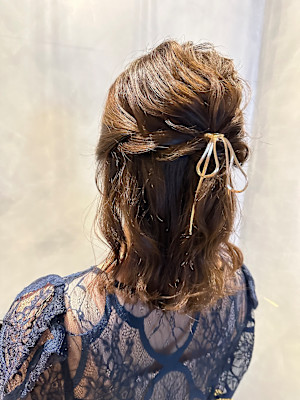 お呼ばれヘア ハーフアップ  AKANE