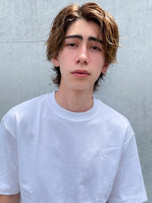 スケーターミディアム　パーマ・ハイトーン