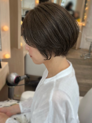 抜け感くびれshort×アッシュグレー♪