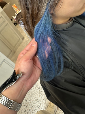 インナーカラー【ブルー】