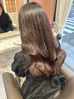 【艶髪】暖色系ベージュ