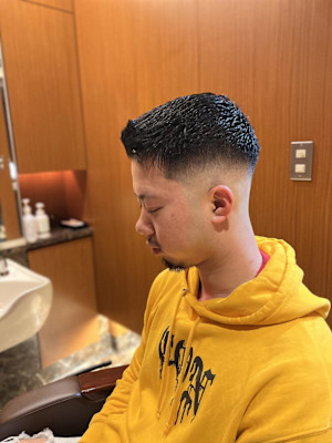 銀座 フェードカット