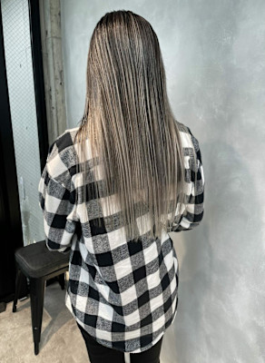 ★ダークグレーベージュ×プラチナシルバー★