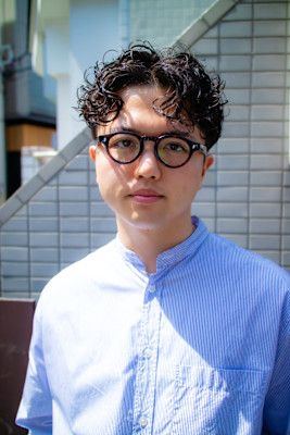 センターパート×メンズパーマ◎三軒茶屋 RYUKI メンズカ