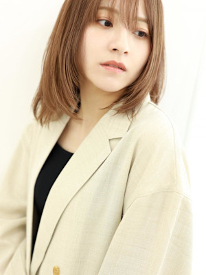 【BOND平山】シアーカラー/セミディ/フレンチカジュアル