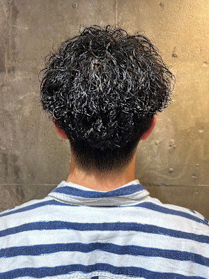 波巻きパーマ　30代40代　大人ワイルドパーマ