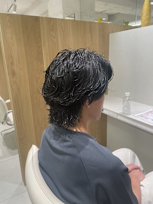 メンズウルフパーマ