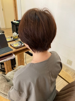 お客様髪質改善データ1289(ハンサムショート)