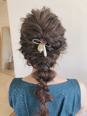  ROYパーティ用ヘアアレンジ