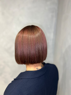 ピンクラベンダー　アンブレラカラー