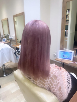 姫カットカールセミディシアーカラー