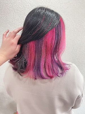 インナーカラーカラーツートーン成増地下鉄成増大山