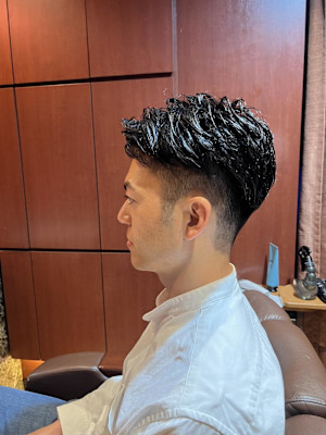 銀座　理容室　メンズビジネスシチサンヘア