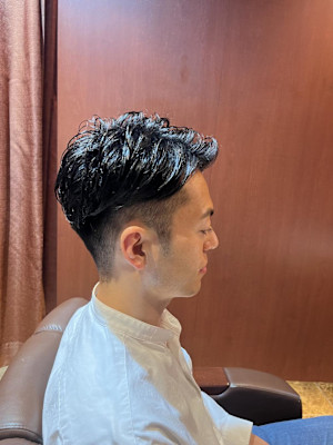 銀座　理容室　メンズビジネスシチサンヘア