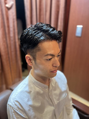 銀座　理容室　メンズビジネスシチサンヘア