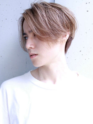 センターパート/ベリーショート/カルマパーマ