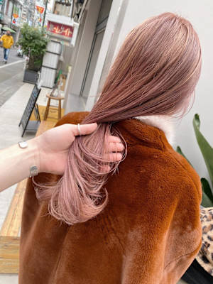 ハイトーン　ピンクベージュ