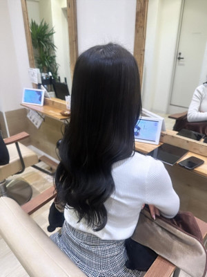 姫カットカールセミディシアーカラー