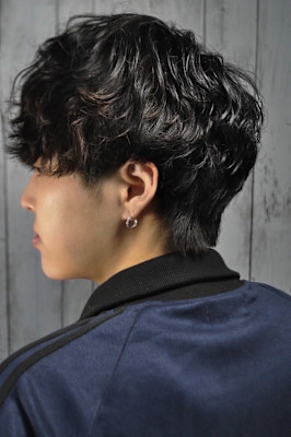 ショートシークレットパーマ