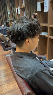 メンズ波巻きスパイラルパーマ♪