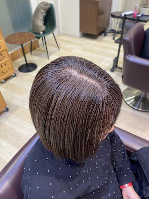 姫カットカールセミディシアーカラー