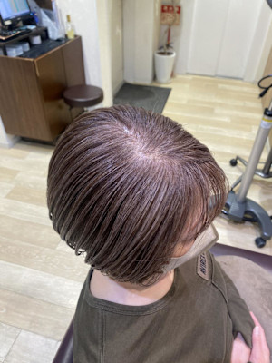 姫カットカールセミディシアーカラー