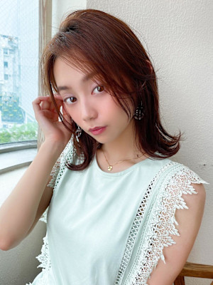 美髪/髪質改善/韓国/切りっぱなしボブ/フェイスレイヤー