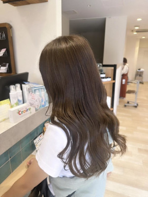 姫カットカールセミディシアーカラー