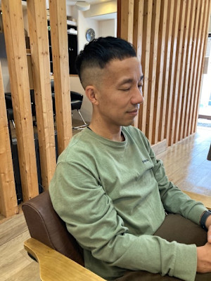 お客様髪質改善データ1293(クロップスタイル)