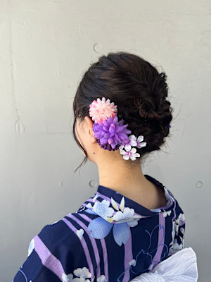 〈浴衣〉ヘアアレンジ/着付け/浴衣着付け/吉祥寺