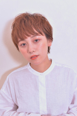 大人ナチュラルマッシュ/シアーピンクデザインカラー