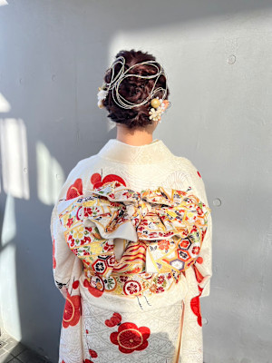 〈成人式〉ヘアアレンジ/振袖着付け/着付け/前撮り