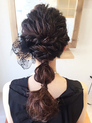  ROYパーティ用ヘアアレンジ
