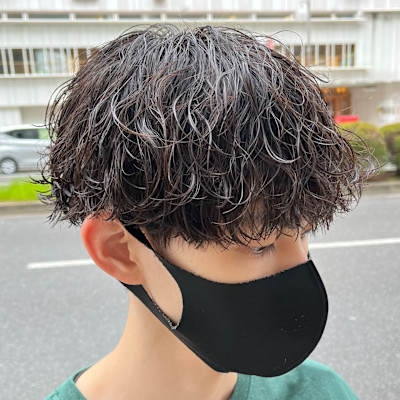 波巻きスパイラルパーマ